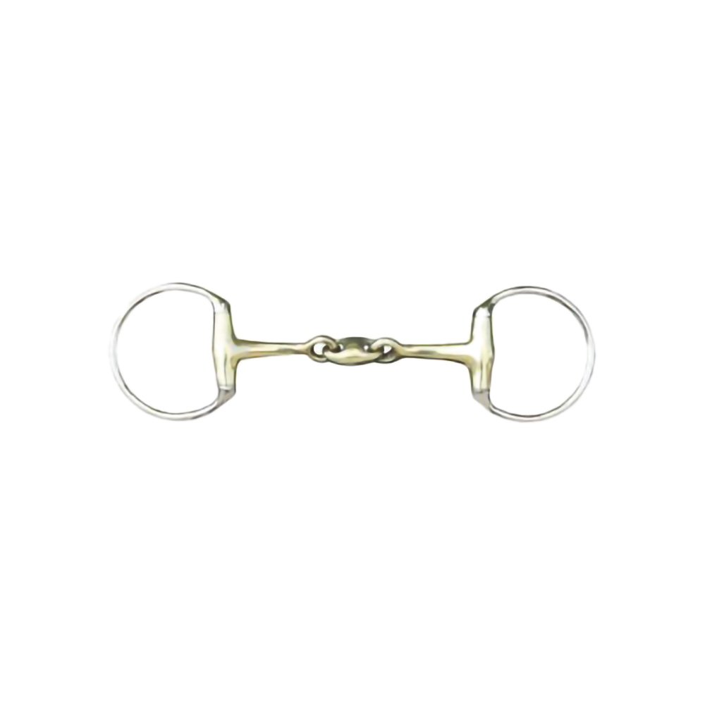 Waldhausen Solid Eggbutt Copper Lozenge Snaffle - Horse Mad Store