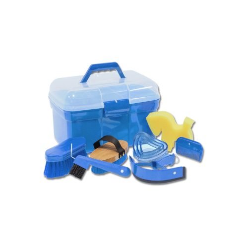 Grooming Box Blue - Horse Mad Store