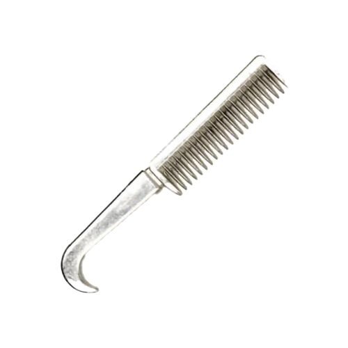 Aluminium Hoof Pick With Mane Comb - Horse Mad Store