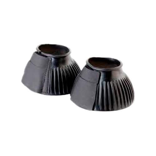 Mackey Ribbed Bell Boots With Touch Tape Closure - Horse Mad Store