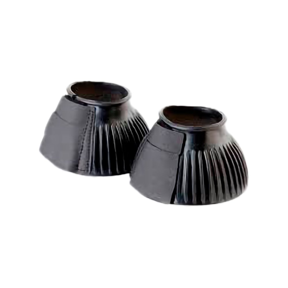 Mackey Ribbed Bell Boots With Touch Tape Closure - Horse Mad Store