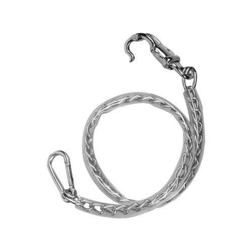 Clear Plastic Covered Chain Tie 150cm - Horse Mad Store