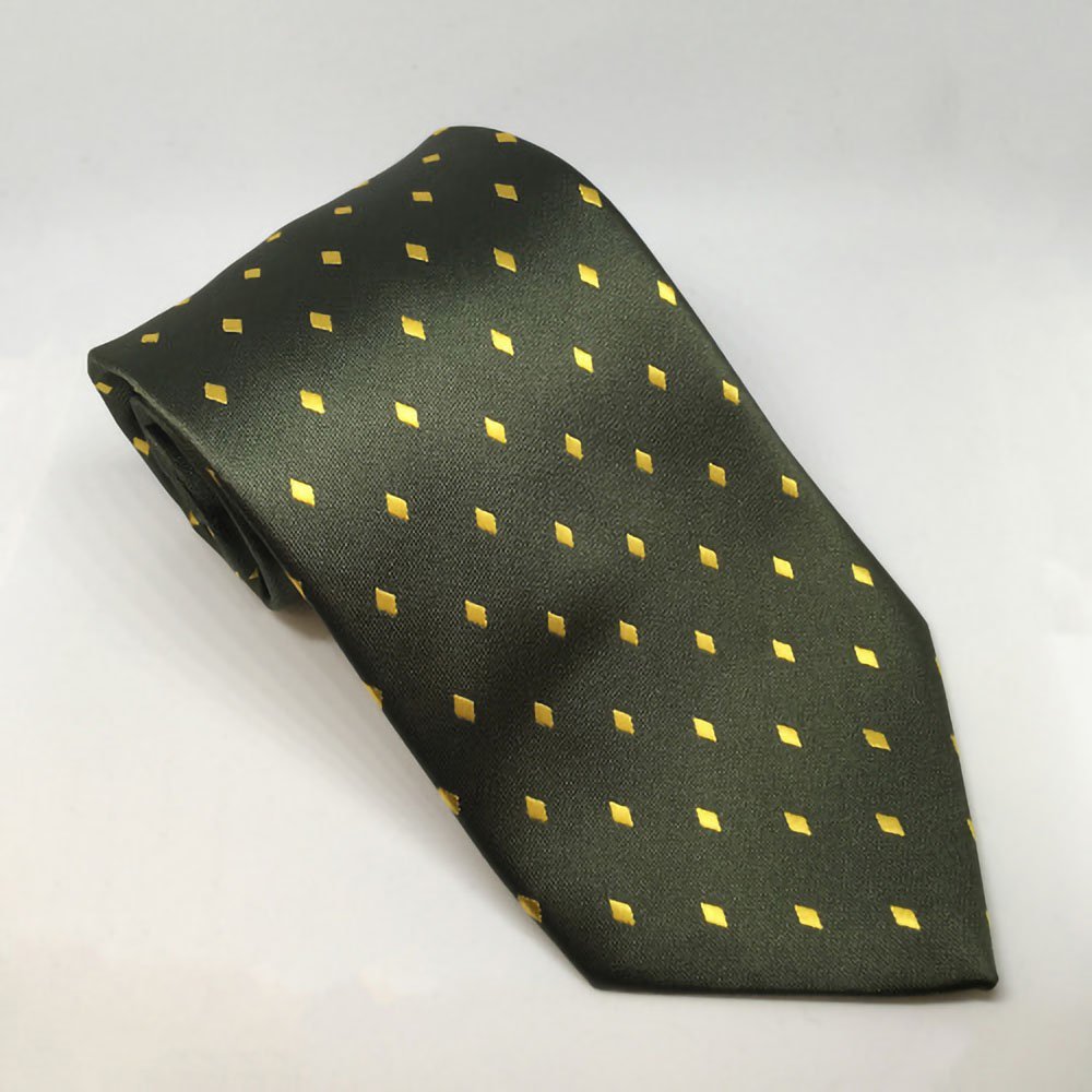 Diamond Show Tie Forest Gold - Horse Mad Store