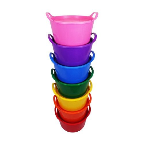 14 Litre Rainbow Trug + Lid - Horse Mad Store