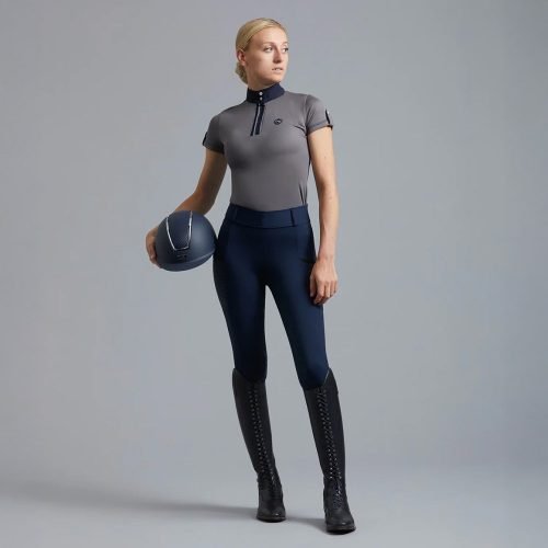Concerto Ladies Riding Tights Orkney Navy - Horse Mad Store