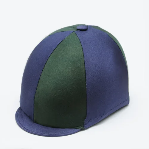 Turfmasters Lycra Hat Silk with Button - HorseMadStore